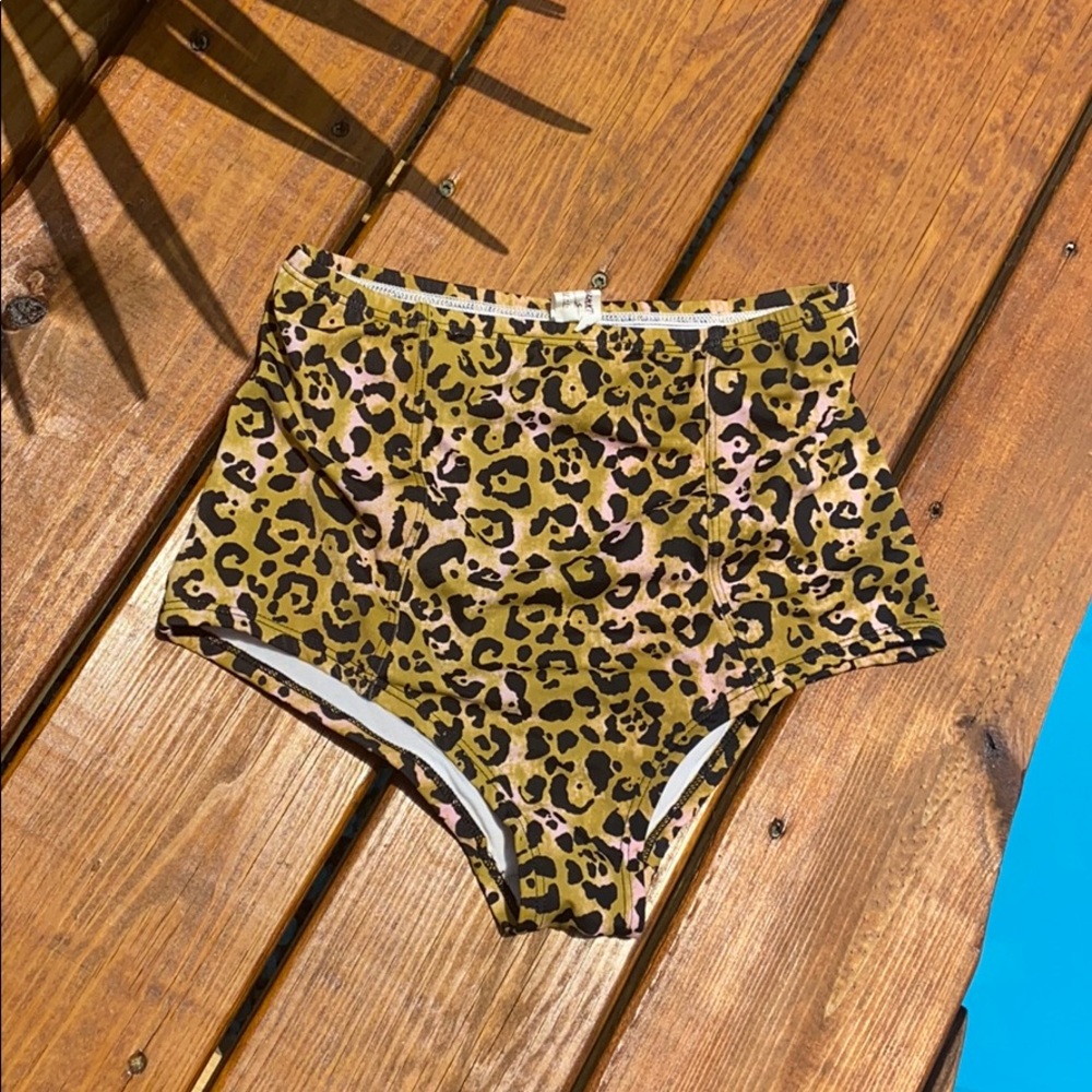 Free people high waist bikini bottom
